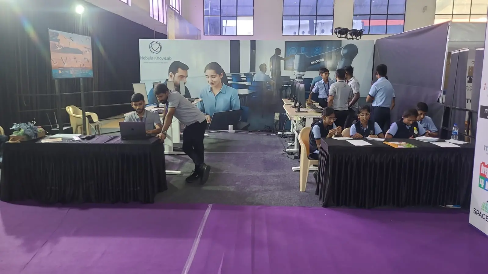 The Nebula KnowLab exhibit at the Coimbatore Science & Technology Festival